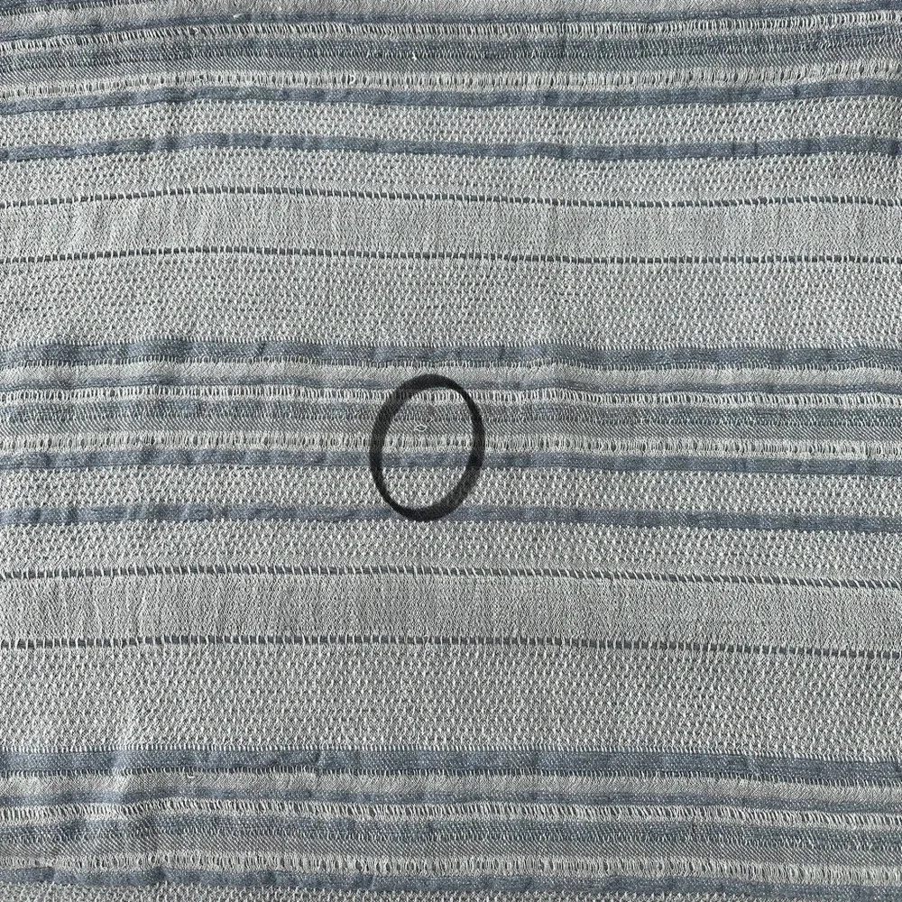 Hearth & Hand Magnolia Vintage Blue Textured Stripe Dobby Throw Blanket
